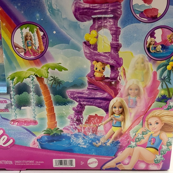 Barbie Dreamtopia Chelsea Mermaid Playset With Slide Swing & Accessories - Picture 13 of 13